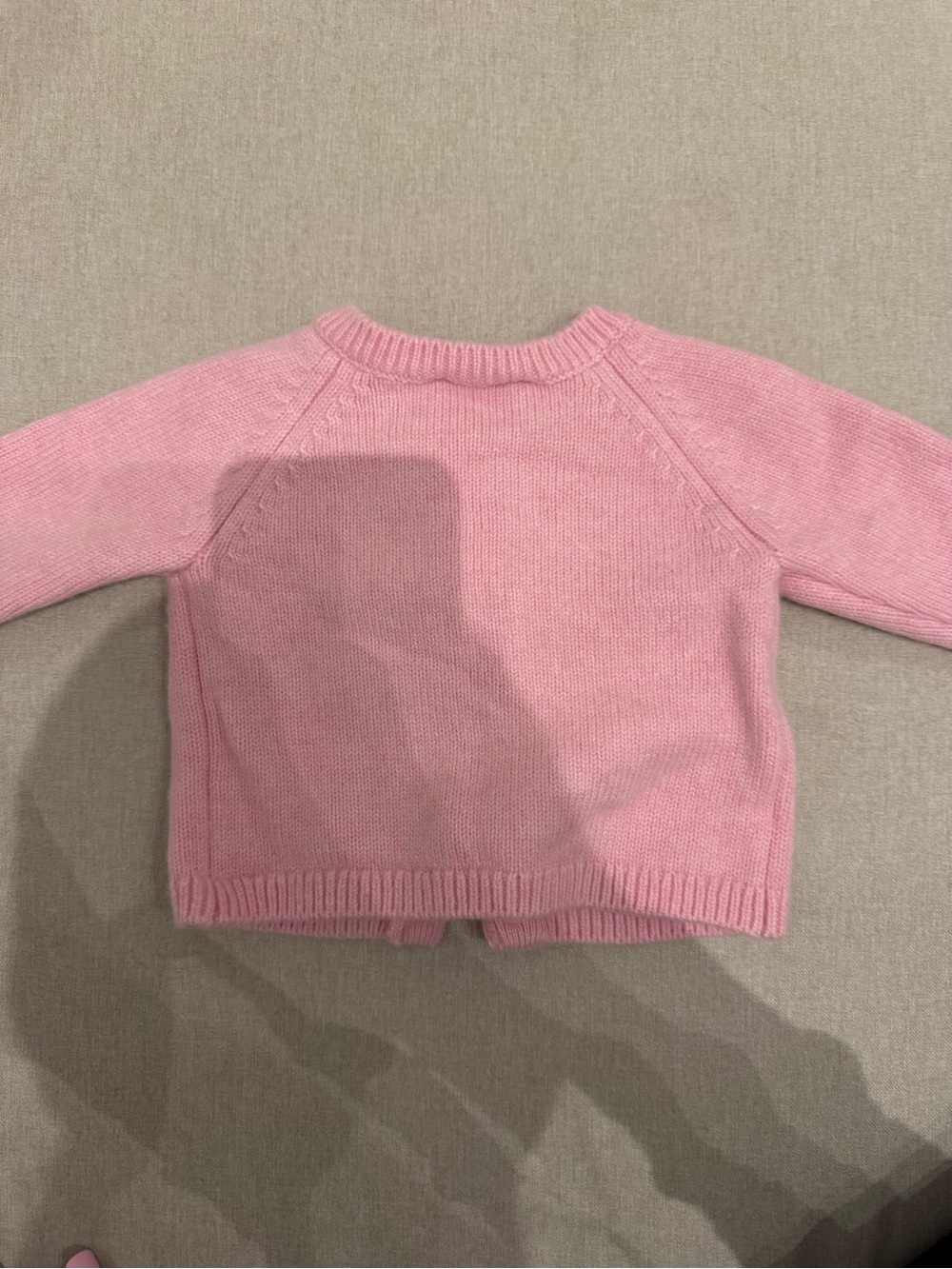 Jacadi Pink Button-Front Knit Cardigan - Picture 2 of 3